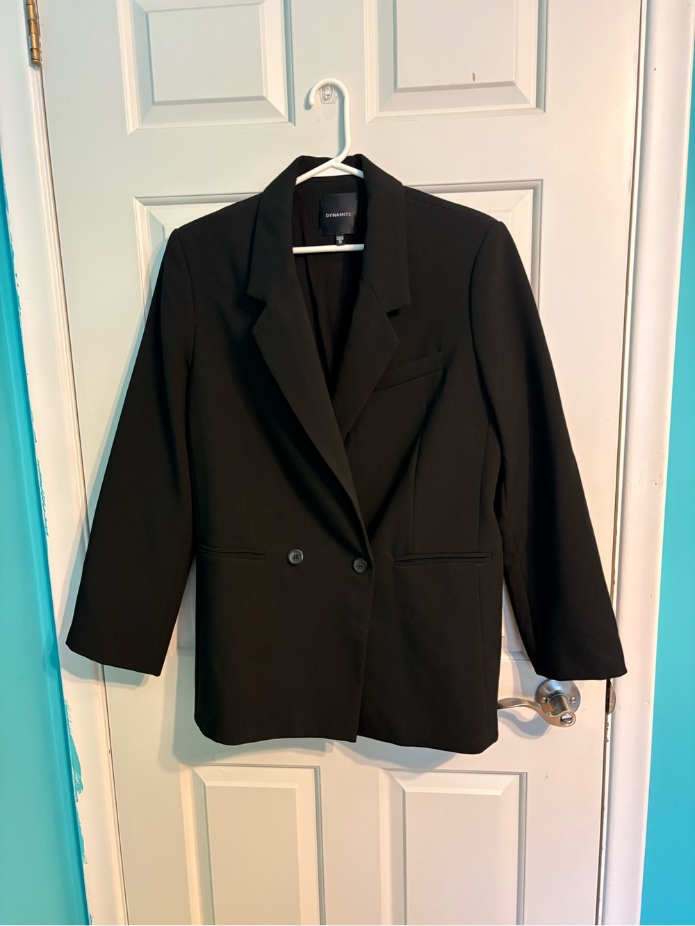 Dynamite Oversized Black Women's Blazer Jacket